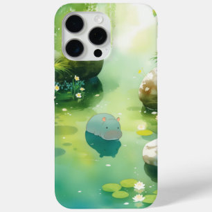Coque Case-Mate iPhone Une Oasis de Calme Hippopotame