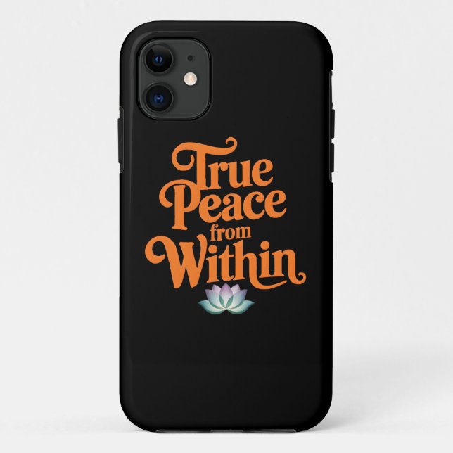 Coques Case-Mate iPhone Une paix véritable de l'intérieur (Dos)