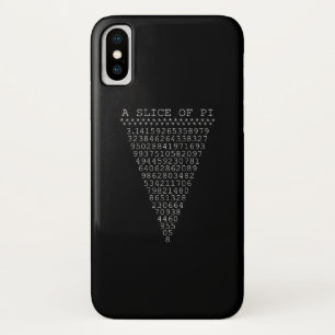 Coque iPhone X Une tranche du triangle Pi