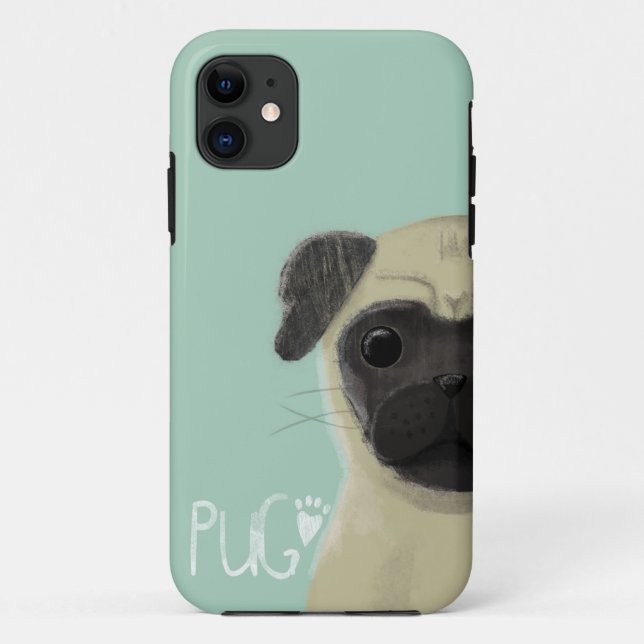 Coques Case-Mate iPhone Une vie de chiens - carlin (Dos)