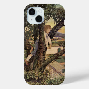 Coque Pour iPhone 15 Une vue des arbres par Jessie Willcox Smith