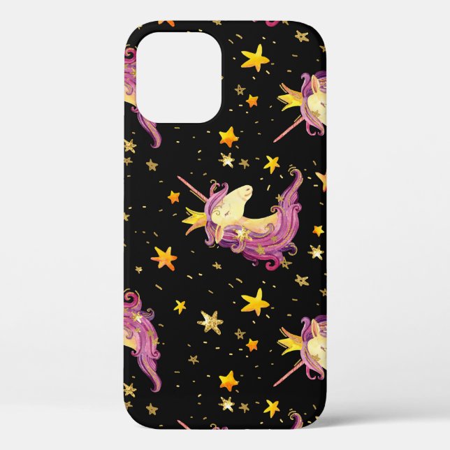 Coques Case-Mate iPhone Unicorn Princess : Aquarelle Fairy Tale (Verso)