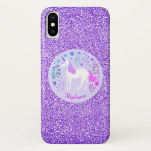 Case-Mate iPhone Case Unicorn violet Parties scintillant rose personnali