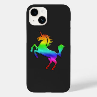 Coque Pour iPhone 14 Unicorne arc-en-ciel