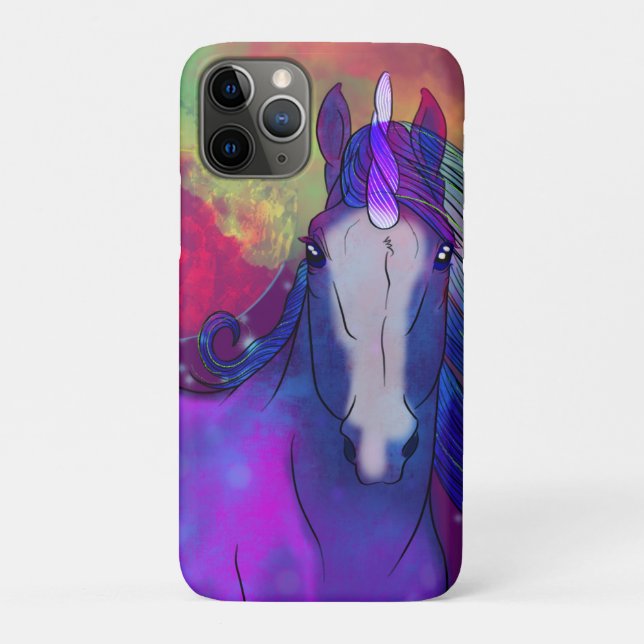 Coques Case-Mate iPhone Unicorne cosmique 5 (Dos)