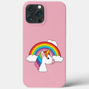 Case-Mate iPhone Case Unicorne et arc-en-ciel avec nuages Kawaii