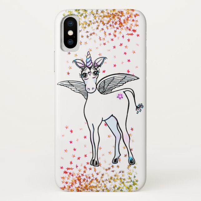 Coques Case-Mate iPhone Unicorne magique (Dos)