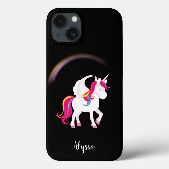 Coques Case-Mate iPhone Unicorne magique Coque-coque iphone personnalisé (Verso)