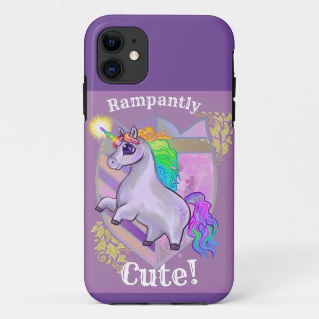 Coques Case-Mate iPhone Unicorne mignonne (Dos)