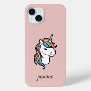 Coque Case-Mate iPhone Unicorne personnalisée avec Rainbow Mane