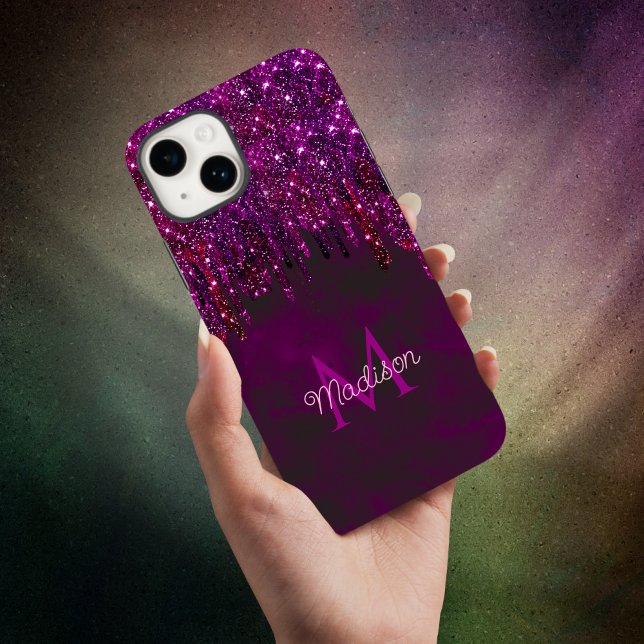 Coques Case-Mate iPhone Unicorne rouge mignon Unicorne Parties scintillant (Créateur téléchargé)