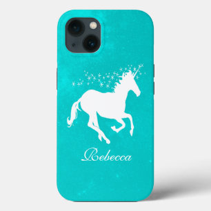Case-Mate iPhone Case Unicorne Turquoise Personnalisée