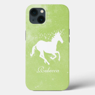 Case-Mate iPhone Case Unicorne verte Coque-coque iphone personnalisé