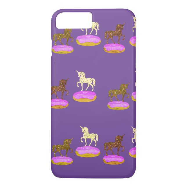 Coques Case-Mate iPhone Unicorns Art Sweet Donuts (Dos)