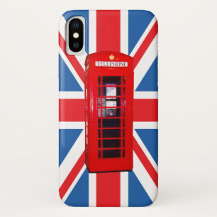 Case-Mate iPhone Case Union Jack/drapeau et conception rouge de boîte d