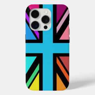 Coque Case-Mate iPhone Union Jack/Drapeau Multicolore+Noir