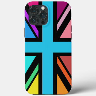 Case-Mate iPhone Case Union Jack/Drapeau Multicolore+Noir