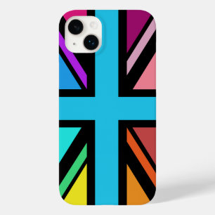 Coque Case-Mate iPhone Union Jack/Drapeau Multicolore+Noir