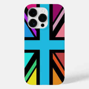 Coque Case-Mate iPhone Union Jack/Drapeau Multicolore+Noir