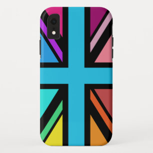 Case-Mate iPhone Case Union Jack/Drapeau Multicolore+Noir