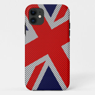 Coque Case-Mate Pour iPhone Union Jack dynamique sur l'impression en fibre de 