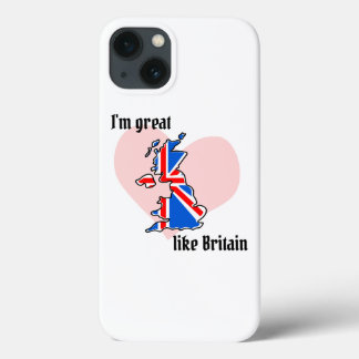 Case-Mate iPhone Case Union Jack UK Design avec Heart