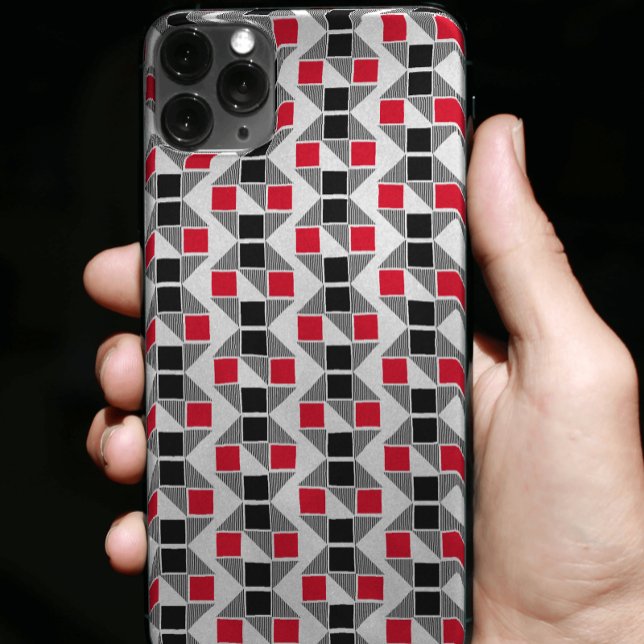 Coques Case-Mate iPhone Unique rouge et noir Moderne esthétique (Créateur téléchargé)