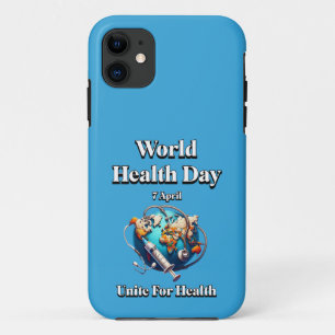 Case-Mate iPhone Case Unissez-Vous Pour La Santé. Journée mondiale de la