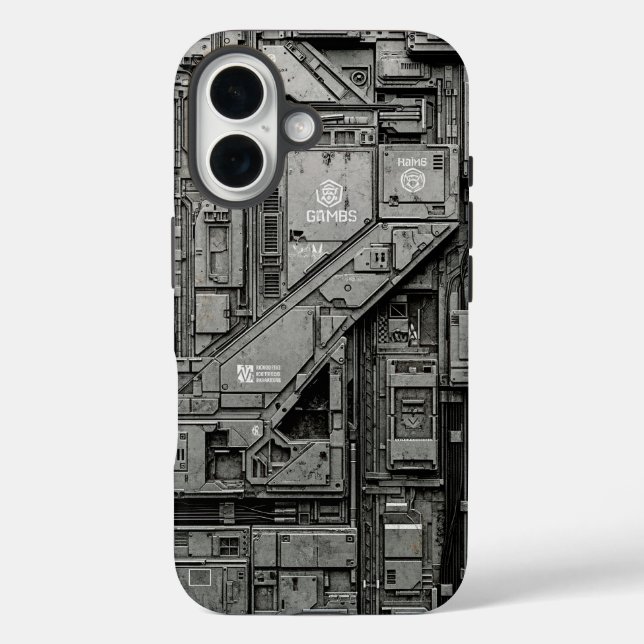 Coques Case-Mate iPhone UNITÉ-77 #028 : Panneau de Conduit Neural GLMBS (Verso)