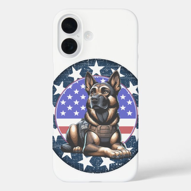 Coques Case-Mate iPhone Unité de chien militaire de police K9 (Verso)