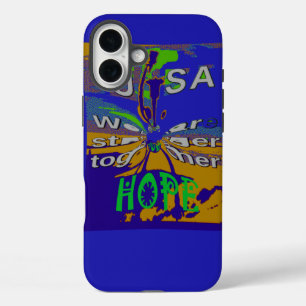 Coques iPhone 16 Plus United USA Hope Stronge Together