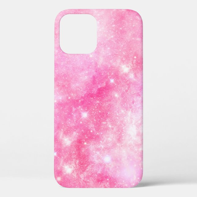 Coques Case-Mate iPhone Univers de galaxie rose (Verso)