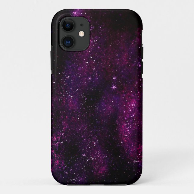 Coques Case-Mate iPhone Univers foncé de galaxie de hippie (Dos)
