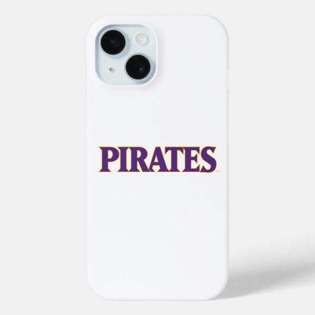 Coques Case-Mate iPhone Université de Caroline de l'Est | Pirates (Verso)