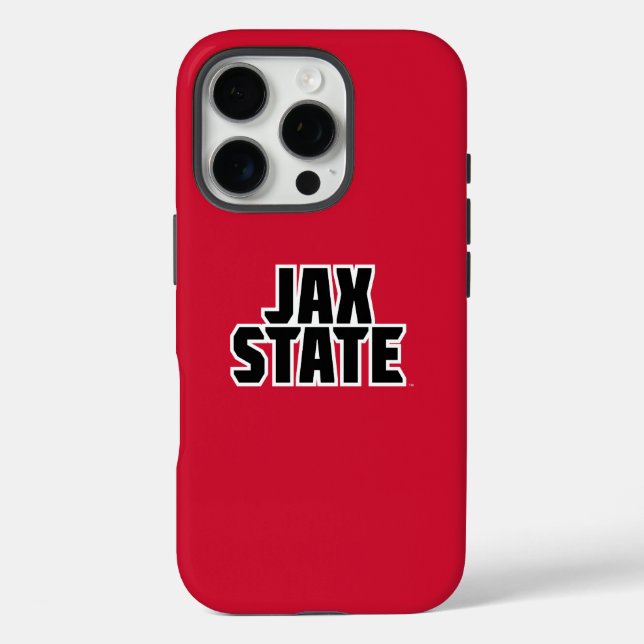 Coques Case-Mate iPhone Université d'État de Jacksonville JAX STATE Texte  (Verso)