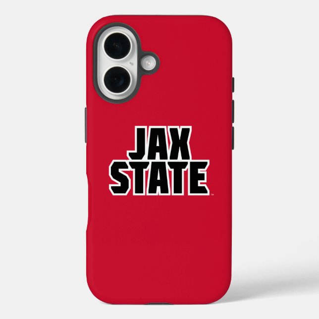 Coques Case-Mate iPhone Université d'État de Jacksonville JAX STATE Texte  (Verso)