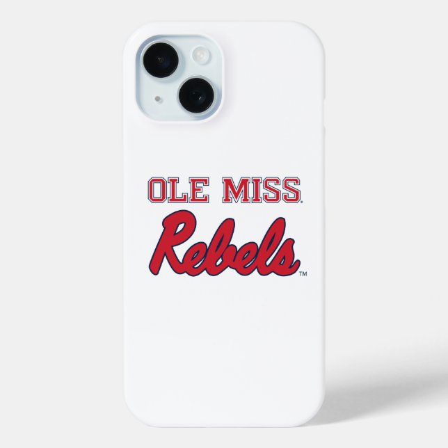 Coques Case-Mate iPhone Université du Mississippi | Ole Miss Rebels (Verso)