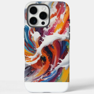 Coque iPhone 16 Pro Max Unleash cadeau de créativité : Abstrait vif