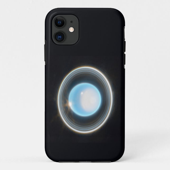 Coques Case-Mate iPhone Uranus planétaire avec anneaux Image JWST (Dos)