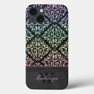 Etui iPhone Case-Mate Urbain Rainbow Damask Ipad Air Case personnalisée
