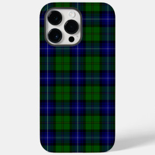 Coque Case-Mate iPhone Urquhart tartan bleu vert plaid