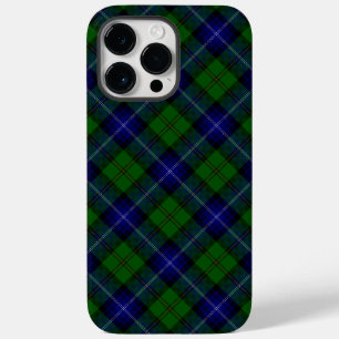 Coque Case-Mate iPhone Urquhart tartan bleu vert plaid