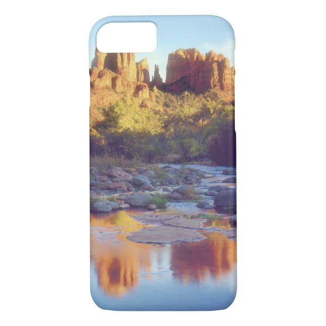 Coques Case-Mate iPhone USA, Arizona, Sedona. Le reflet de la Roche de la  (Dos)