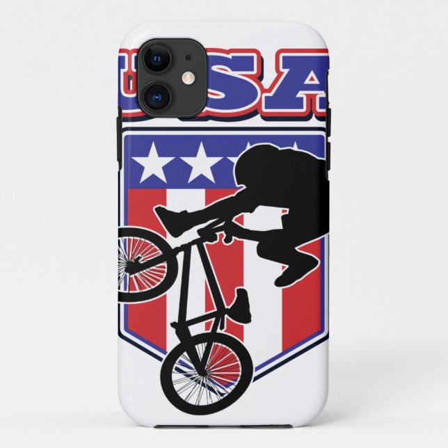Coques Case-Mate iPhone USA BMX Biker (Dos)