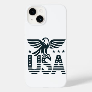 Coque Case-Mate iPhone USA Eagle Patriotic Desig - Style Etoile et Stripe