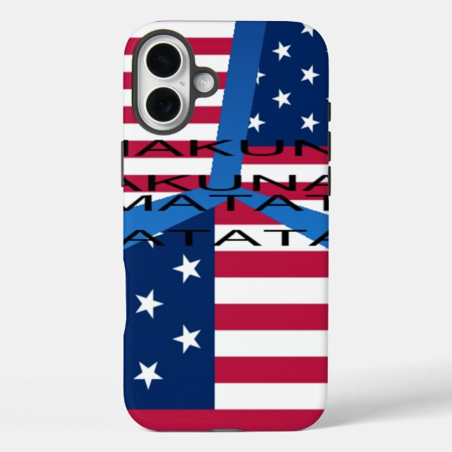 COQUES Case-Mate iPhone USA HAKUNA MATATA (Verso)