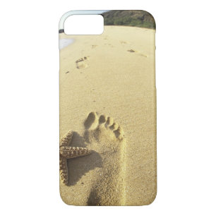 Coque Case-Mate iPhone USA, Hawaii, Maui, Makena Beach, Footprint et