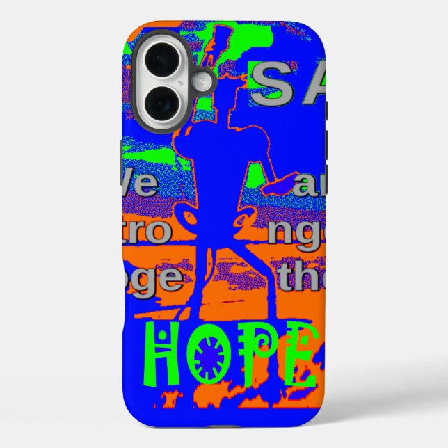 Coques Case-Mate iPhone USA Hillary Hope Nous Sommes Forts Ensemble (Verso)