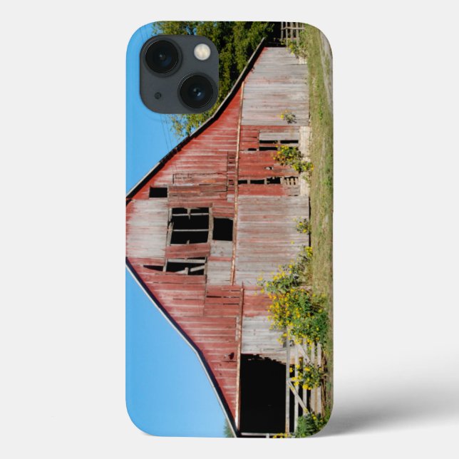 Coques Case-Mate iPhone USA, Kansas, Old Red Barn (Verso)