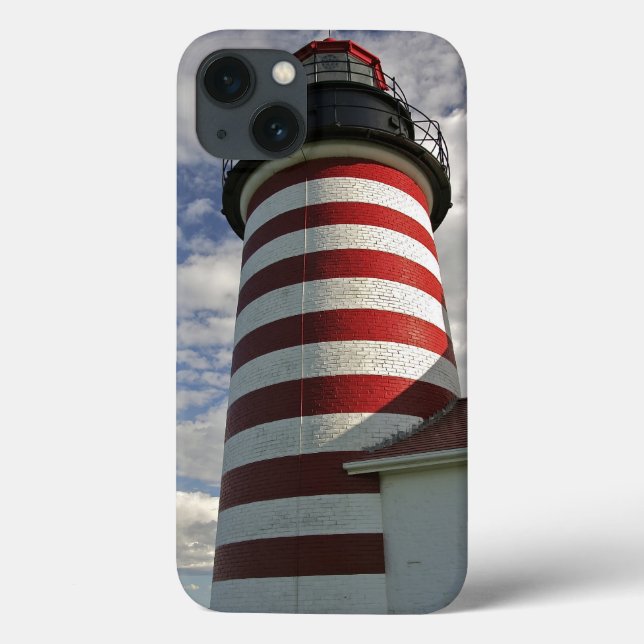 Coques Case-Mate iPhone USA, Maine, Lubec. West Quoddy Head LIghthouse (Verso)